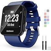 BaayCerrie for Garmin Forerunner 35 Watch Band Replacement, Soft Silicone Strap Wristband Compatible with Forerunner 35 Smartwatch