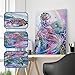ABEUTY 5D Diamond Painting DIY Full Drill Rhinestones, Beautiful Flower Fairy, Partial Drill Crystal Diamond Art Kits