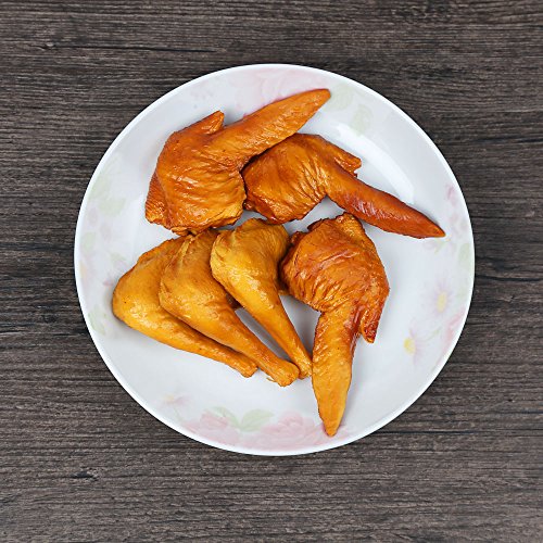 ZUINIUBI Fake Chicken Wings and Legs Fried Artificial Food Prop Model for Kitchen Home Party Decoration Market Display 6pack