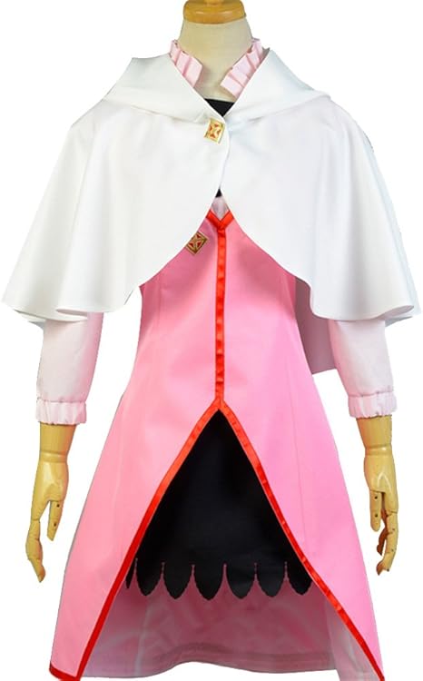 Amazon 赤髪の白雪姫に適用する 白雪 しらゆき 日常服 コスプレ服 コスチューム ピンクワンピース イベント 男性用mサイズ コスプレ 仮装 通販
