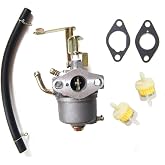 HQparts Carburetor for Yard Force YF7302 79cc 4-Cycle Gas Powered Edger with Fuel Line &amp; Fuel Filter