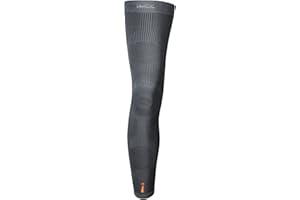 Incrediwear Leg Sleeve – Full Length Long Leg Sleeve for Leg Pain Relief & Muscle Recovery, Helps Reduce Swelling & Inflammation, Promotes Circulation, Leg Sleeves for Men & Women (Charcoal, Small)
