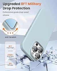 OuXul Designed for iPhone 16 Pro Case,Shockproof