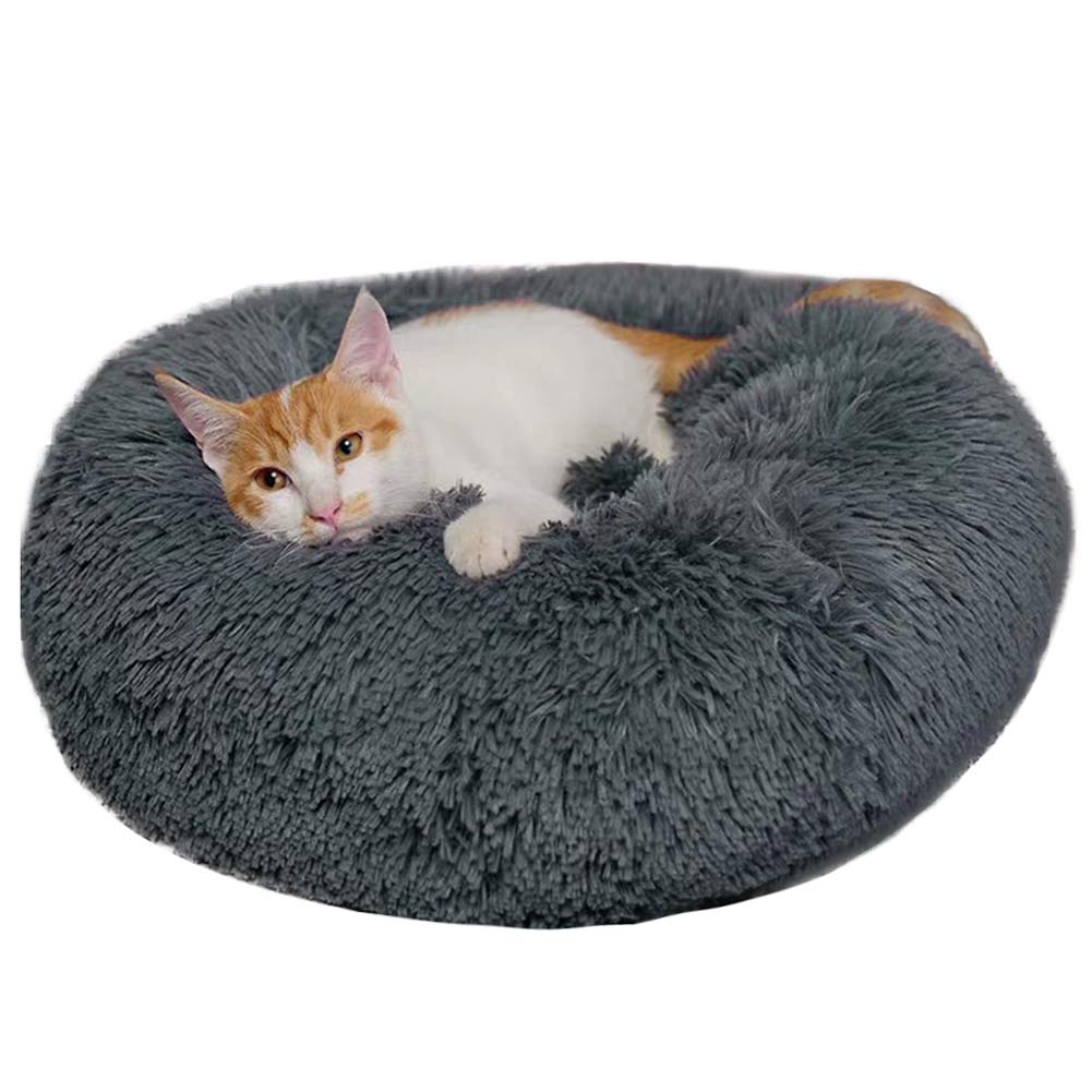 BinetGo Dog Bed Cat Bed Cushion Bed Faux Fur Self-Warming Cat and Dog Bed Cushion Small Medium Large Dog Kennels for Joint-Relief and Improved Sleep - Machine Washable, Waterproof Bottom