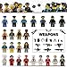 Minifigures Building Bricks Community People – Set of 24 Education Role Play Minifiugres 100% Compatible with All Major Brick Sets Birthday Gift For Kids
