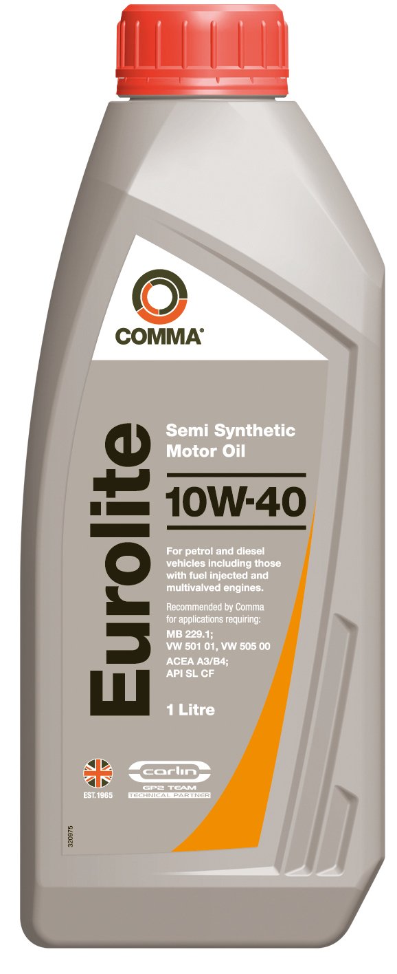 Comma EUL1L 1L Eurolite Semi Synthetic 10W40 Motor Oil