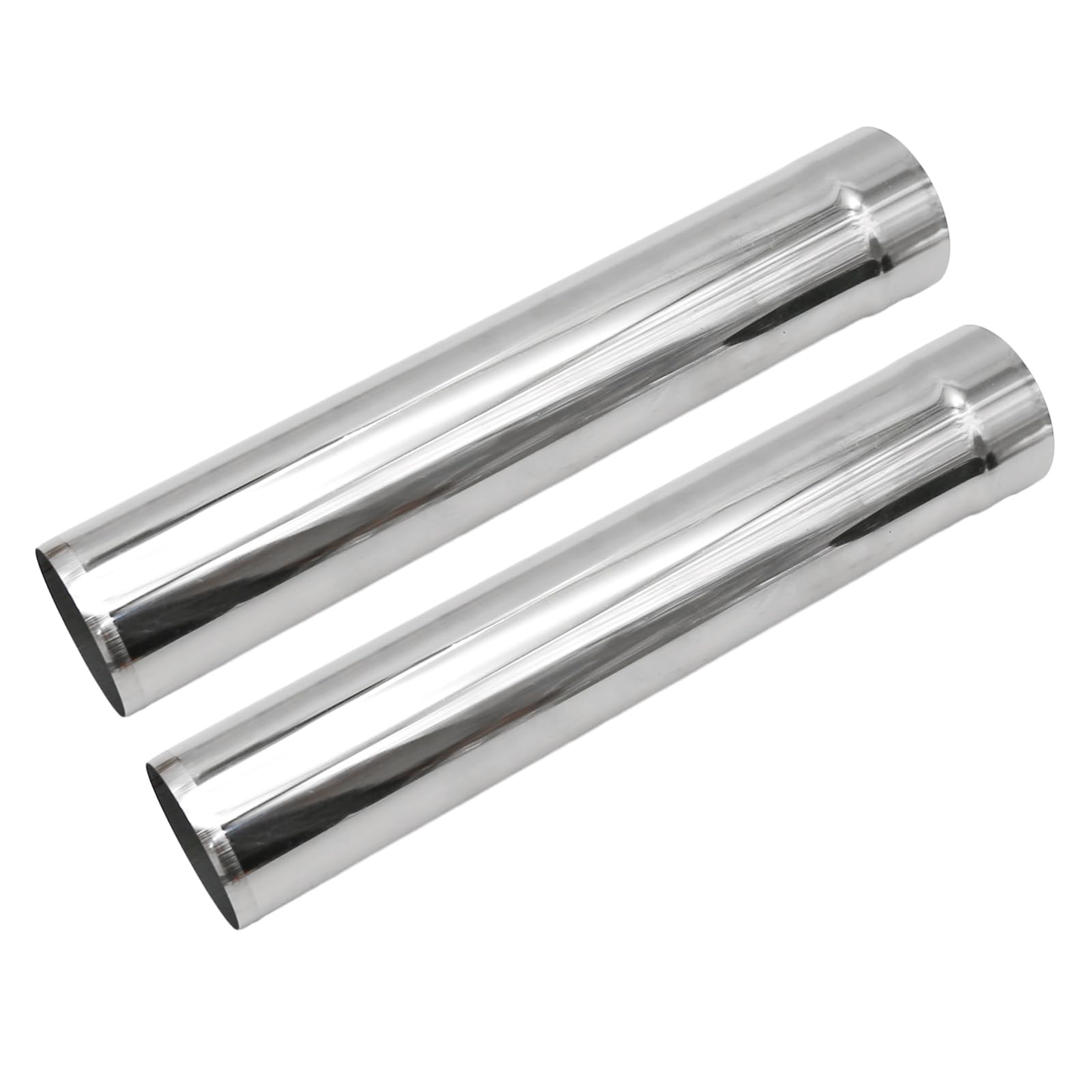 Photo 1 of Hoypeyfiy 2.36'' Stove Pipe, 2PCS Lengthen Straight Chimney, Stainless Steel Flue for Stove Exhaust