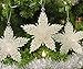 BANBERRY DESIGNS Star Christmas Ornaments - Pack of 12 Iridescent Star Shaped Xmas Ornaments - Star Decorations - Hanging Stars - Shatterproof Ornaments