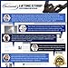 Rip Toned Lifting Straps (PAIR) - Normal or Small Wrists - Bonus Ebook - Cotton Padded - Weightlifting, Crossfit, Bodybuilding, Strength Training, Powerlifting (Black)