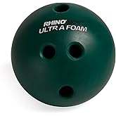 Champion Sports Foam Bowling Ball: 5 lb Rhino Skin Soft Balls for Training &amp; Kids Games, Green