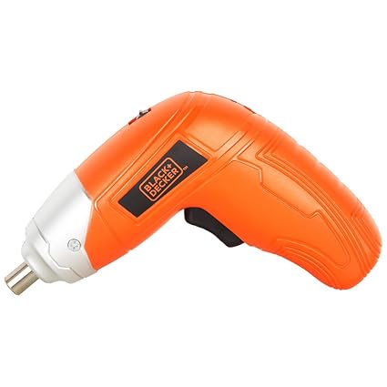 Black+Decker KC3610 3.6V Li-Ion Cordless Screw Driver Kit (Orange)