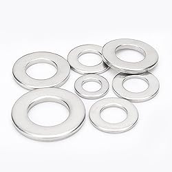 Instockbolt M8 x 16mm OD Flat Washer, 18-8