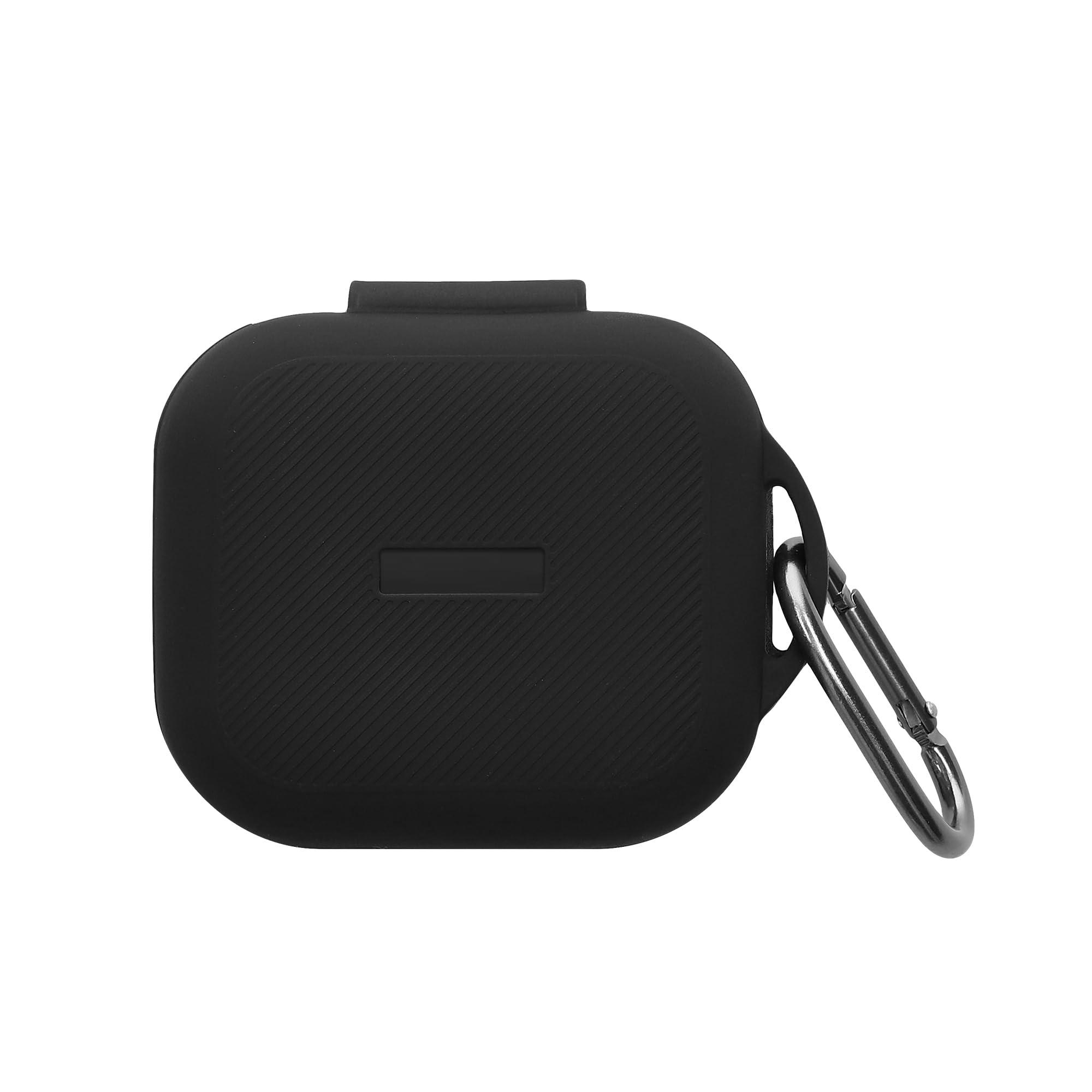 kwmobile Silicone Cover Compatible with TOZO openEgo - Case Cover Stick-On Skin with Clip - Black