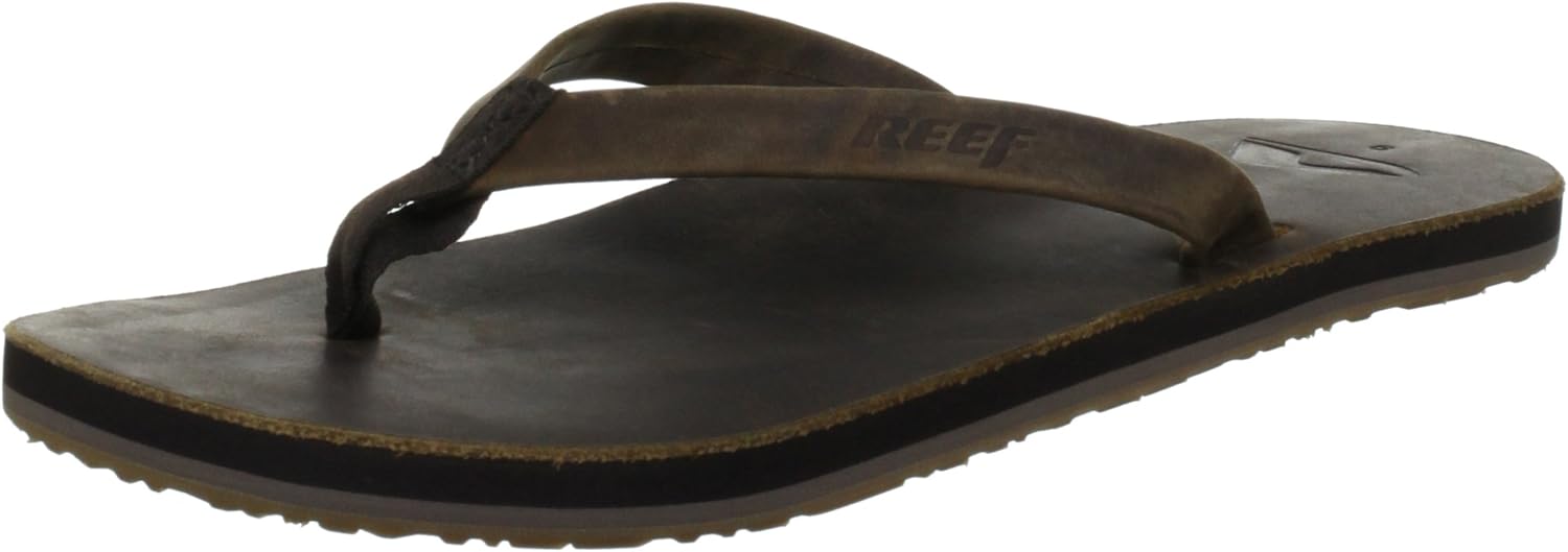 Reef skinny leather flip flops Clearance