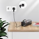Herfair UK to Europe Plug Adapter 4 Pack Type C/E/F EU Travel Converter view 8