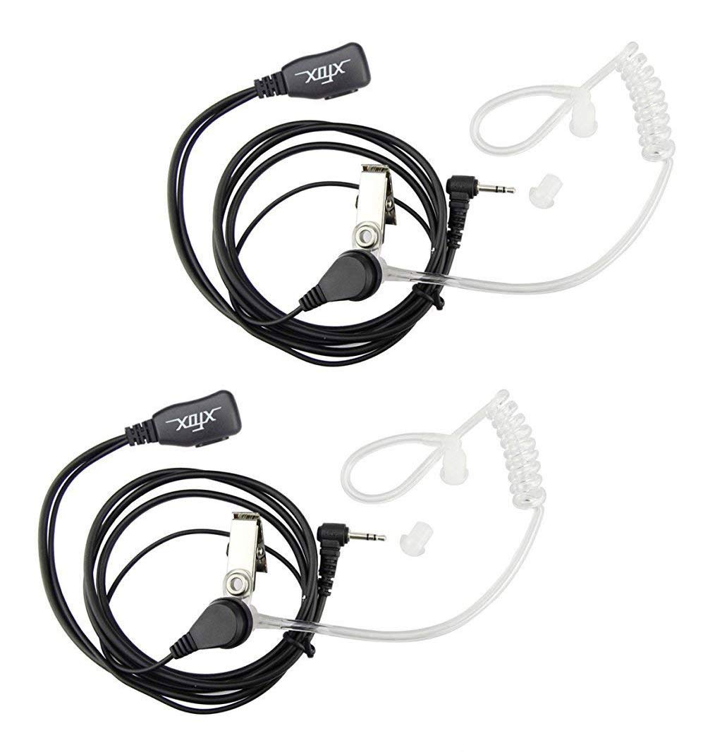 XFOX 1Pin PTT Covert Acoustic Tube Earpiece Motorola COBRA Talkabout  MD200TPR MH230R MR350R MS350R MT350R MG160A MJ270R MT400 T6200 SX500 FV200  EM1000 FR50 ...