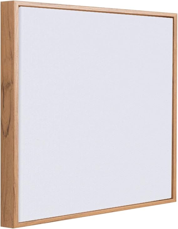 Square Floater Frame + Stretched Canvas for Painting 13/8" Thick