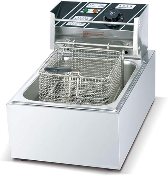 Angela Freidora Comercial de 2500 vatios con Cesta con Temperatura ...