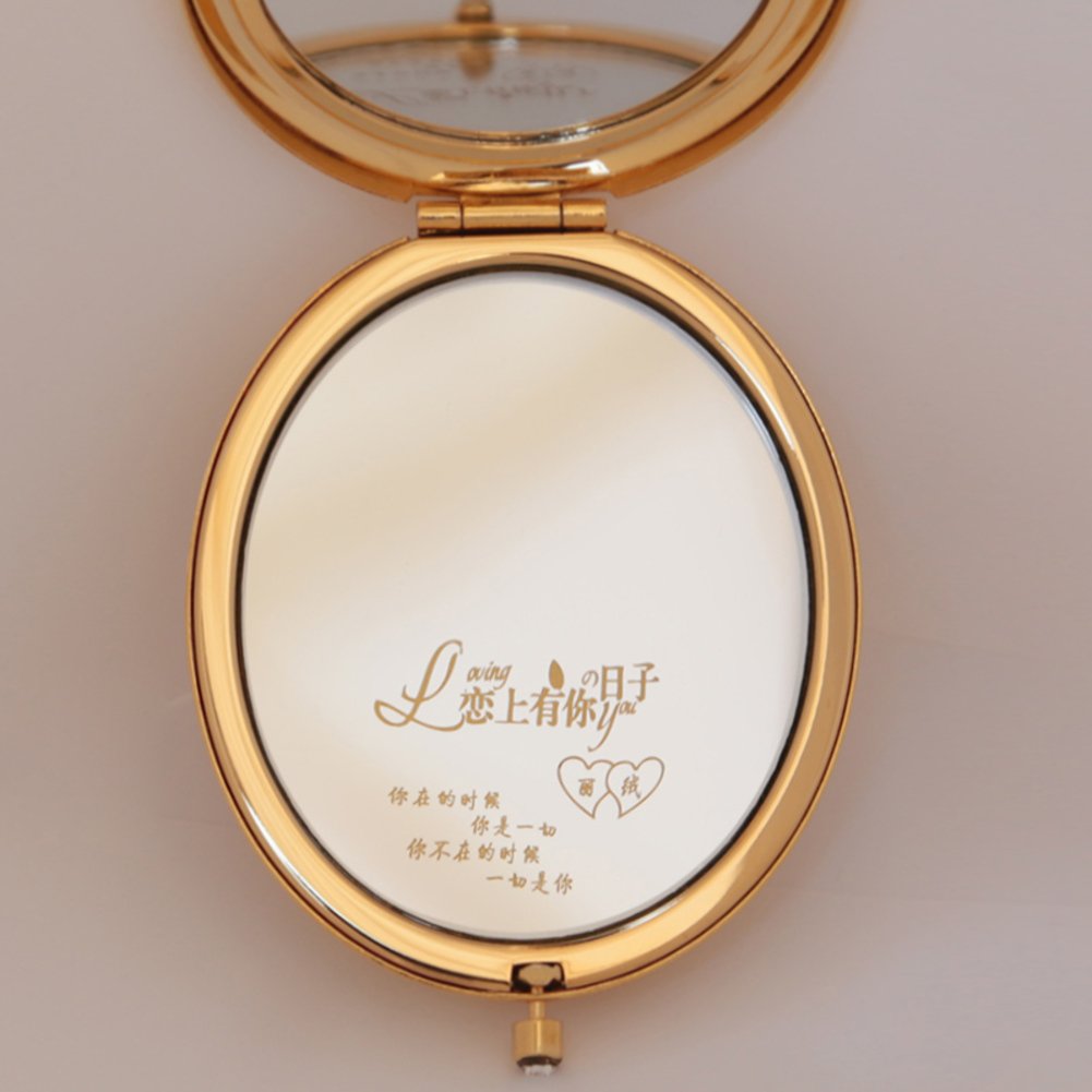 Möbel & Wohnaccessoires MYITIAN Oval mit Make-up im Spiegel Faltung