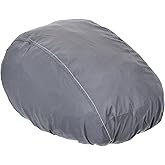 PATIKIL Cycling Bicycle Helmet Cover, Motorcycle Helmet Rain Cover Fully Reflective Waterproof Ride Gear Helmet Cover for Road Cycling, Grey