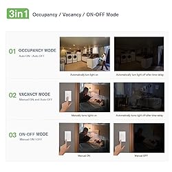 RAYZEEK 3 in 1 Motion Sensor Switch with Occupancy