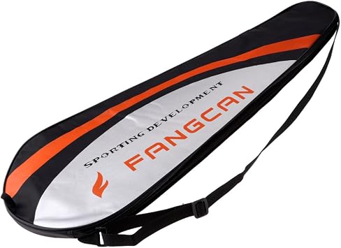 Amazon 全3色 バドミントンラケットケース ラケットバッグ ラケットケース キャリーバッグ 長さ約69 Cm シルバー Perfeclan シャトル