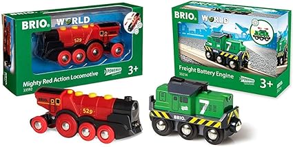brio mighty action locomotive toy train