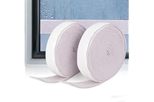 2 Roll Window Condensation Prevention Absorber, Water Moisture Absorber Tape Reusable Strips to Prevent Strips Self Adhesive 