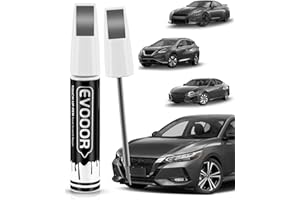 EVOOOR Touch Up Paint Compatible with Nissan Exact Match 2 in 1 Touch up Paint for Chips and Nicks Repair (Gun Metallic(KAD) Compatible with All Models)