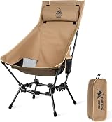 OneTigris Camping Chair with Detachable Cushion 150 kg Capacity