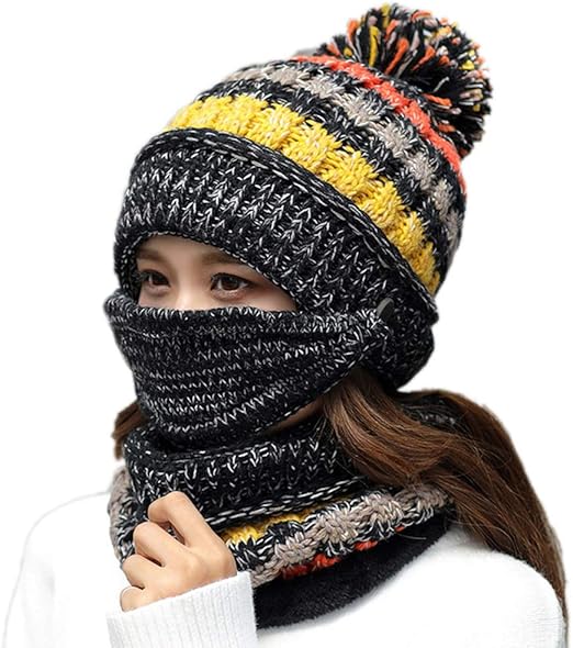 womens beanie hat and scarf set