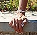 Magnetic Bracelet for Women Silver Finish Natural Pain Relief Therapy by Mind n Body