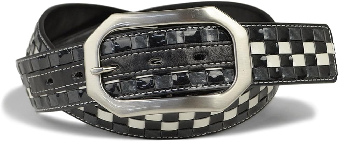 Amazon Golfish ゴルフィッシュ ベルト ゴルフ 防水 防汗 メンズ レディース 市松模様 スポーツ 40mm Blgi0025 ブラック メンズ 通販