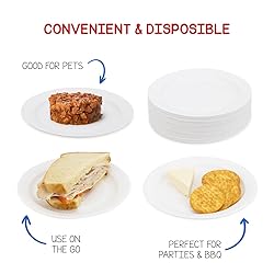 Hygloss Products Paper Plates - Uncoated White