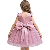 TTYAOVO Flower Girl Dress Bowknot Pageant Wedding Party Gown