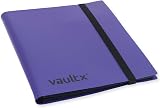 Vault X 9 Pocket Trading Card Binder 360 Standard Cards Purple Side-Loading view 2