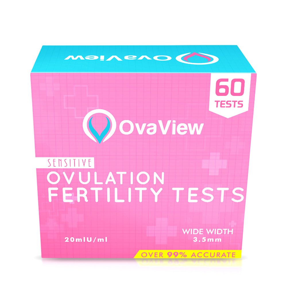 Pack of 60 x Ovaview Sensitive Ovulation/Fertility Tests Kit 20mlU/ml