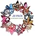 ZP1302 Elastic Hair Tie Bands Ropes Ponytail Holder, 28 Pack