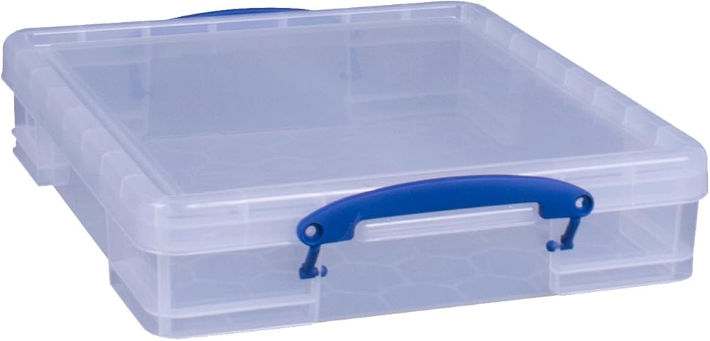 Really Useful Box 7 Litre Clear Storage Box 40Lx35Wx8.5D cm