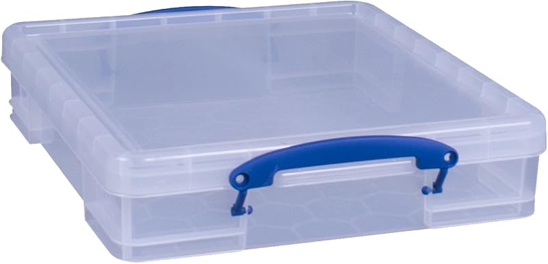 Really Useful Box 7 Litre Clear Storage Box 40Lx35Wx8.5D cm