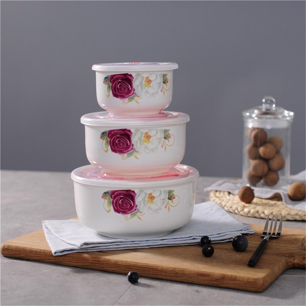 Tgbv Patterned Cereal Bowls - Box Of 3,D