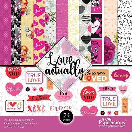 Papericious Designer Edition Paper Pack - Love Actually 12"X12"
