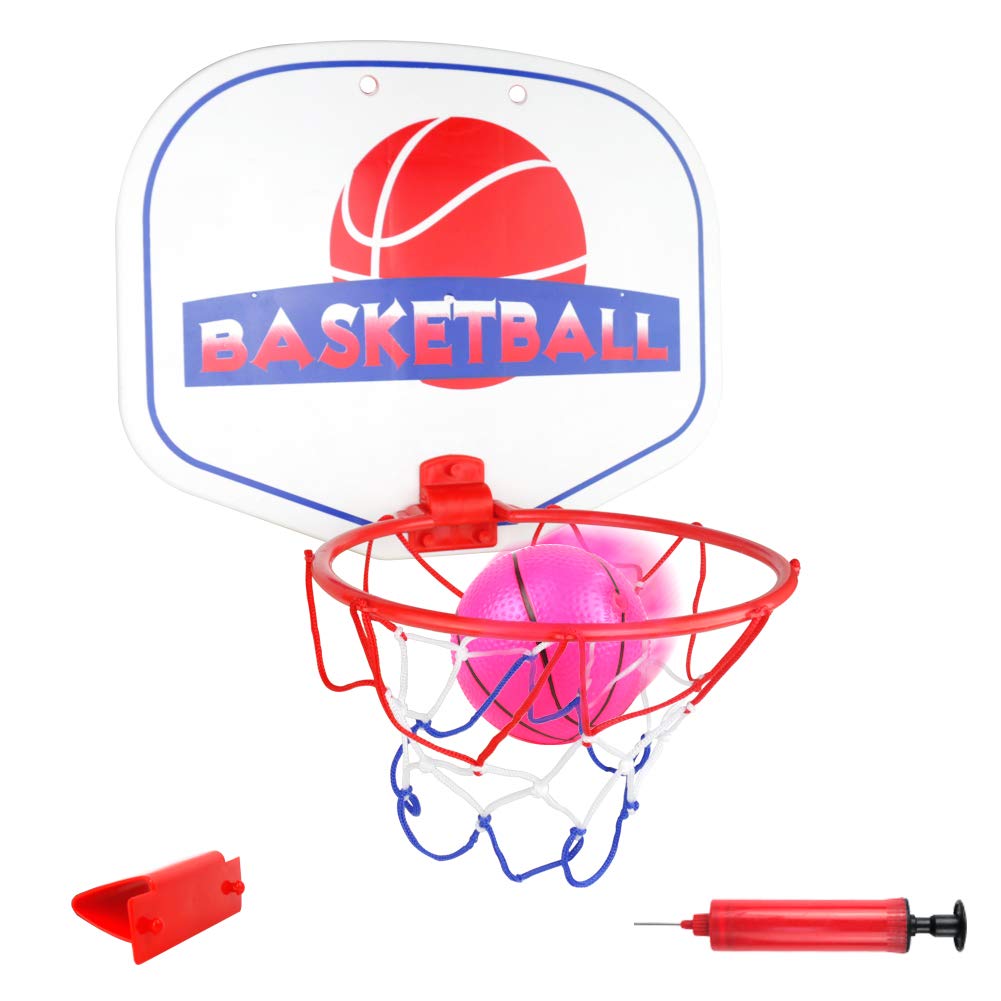 Akokie Basketball Hoop Mini Basketball Net Indoor Ball Pump Kids Girls Boys 3 4 5 6 Years Old