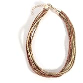 Colorful Multi-layered Seed Beaded Necklace Choker For Women Bohemian Handmade Crystal Stone Gemstone Hawaiian Necklace Holiday Birthday Summer Beach Jewelry Gift