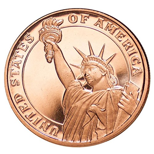 1 oz .999 Pure Copper Round/Challenge Coin (Statue of Liberty)