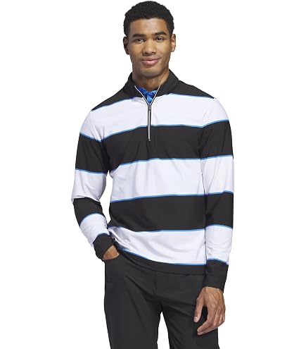adidas Men's ULTIMATE365 SET WOVEN QUARTER-ZIP, CRYSTAL SKY S26