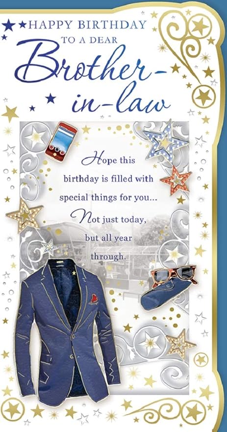 Cards Galore Online Cognato Biglietto Di Auguri Di Buon Compleanno Orologio Blazer Phone 22 9 X 12 1 Cm Amazon It Casa E Cucina