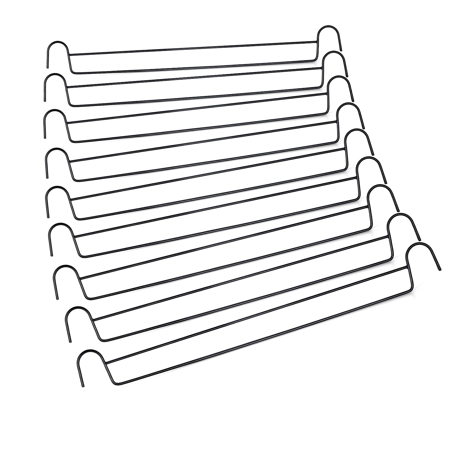 Photo 1 of Pants Hangers for Rolling Pants Trolley 30 PCS, Black (Only Hangers)
