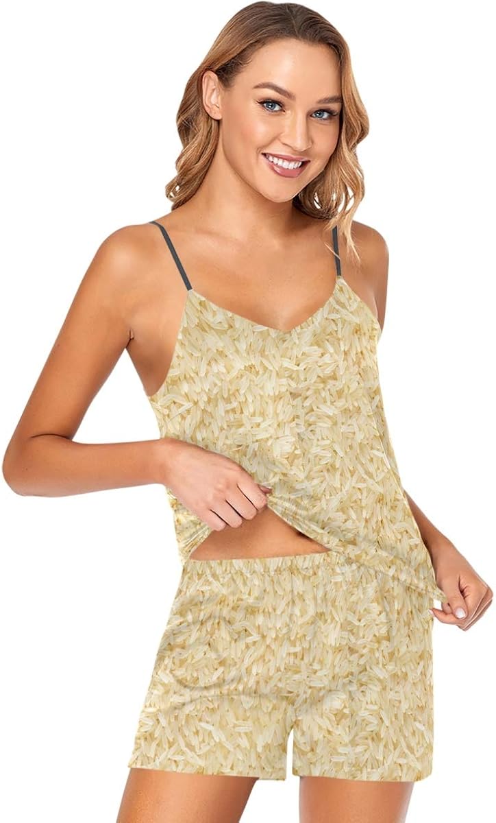 white silk pajama set shorts