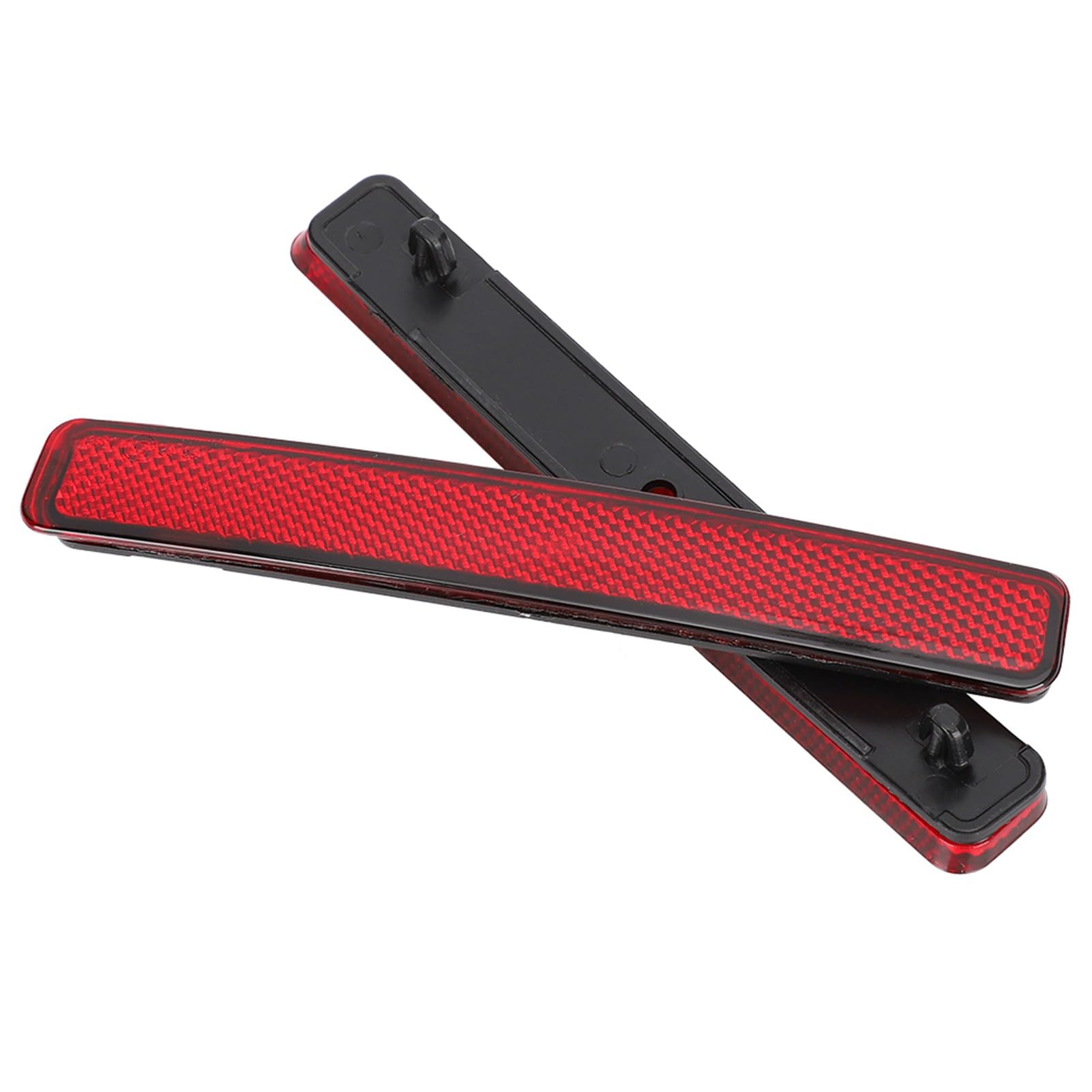 Aramox 1 Pair Rear Bumper Reflector Assembly Light for T5 2003-2011,OEM: 7E0945105, 7E0945106(Red)